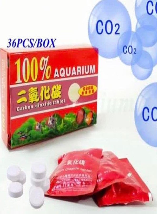 CENTRAL FISH AQUARIUM مُعالج مياه أحواض السمك من سنترال فيش أكواريوم، مُناسب لنباتات أحواض السمك، أقراص ثاني أكسيد الكربون، مُوزع روائح لأحواض السمك، 36 قطعة - Image 3